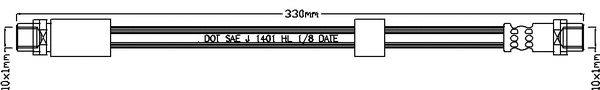 Flexible de frein JURATEK JBH1151