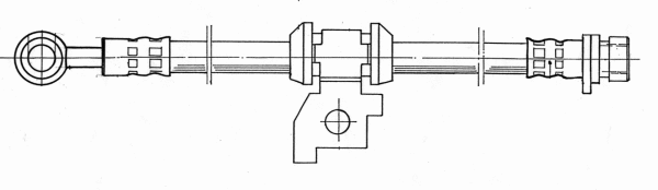 Flexible de frein CEF 510889