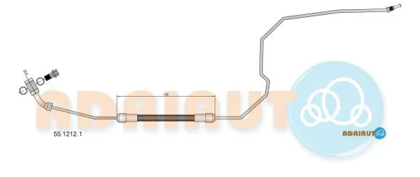 Flexible de frein ADRIAUTO 55.1212.1