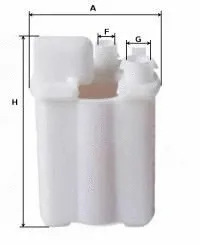 Filtre à carburant UNIFLUX FILTERS XB346