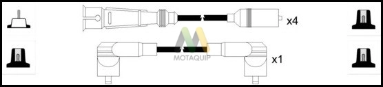 Kit de câbles d'allumage MOTAQUIP LDRL23