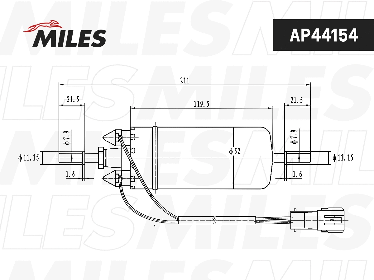 Pompe à carburant MILES AP44154