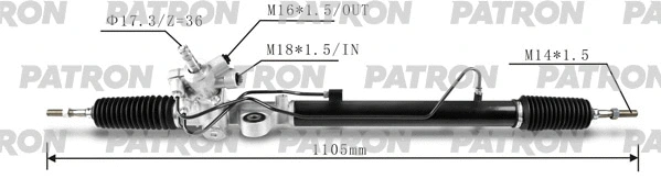 Crémaillère de direction PATRON PSG3045