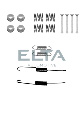 Kit d'accessoires, mâchoire de frein ELTA AUTOMOTIVE EA8196