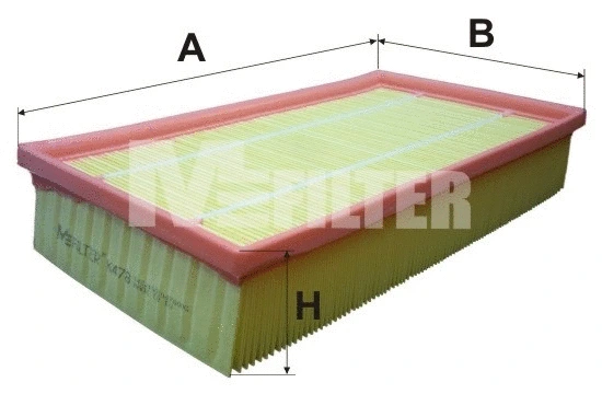 Filtre à air MFILTER K 478