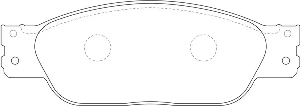 Kit de plaquettes de frein, frein à disque FIT FP0805