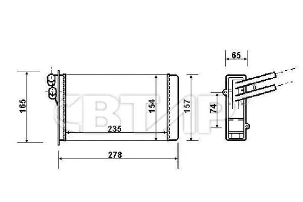 Système de chauffage BTAP BVC814-005