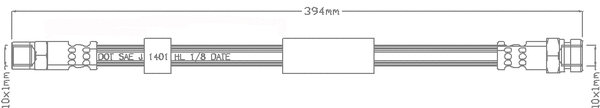 Flexible de frein JURATEK JBH1276