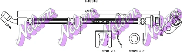 Flexible de frein KAWE H4834Q