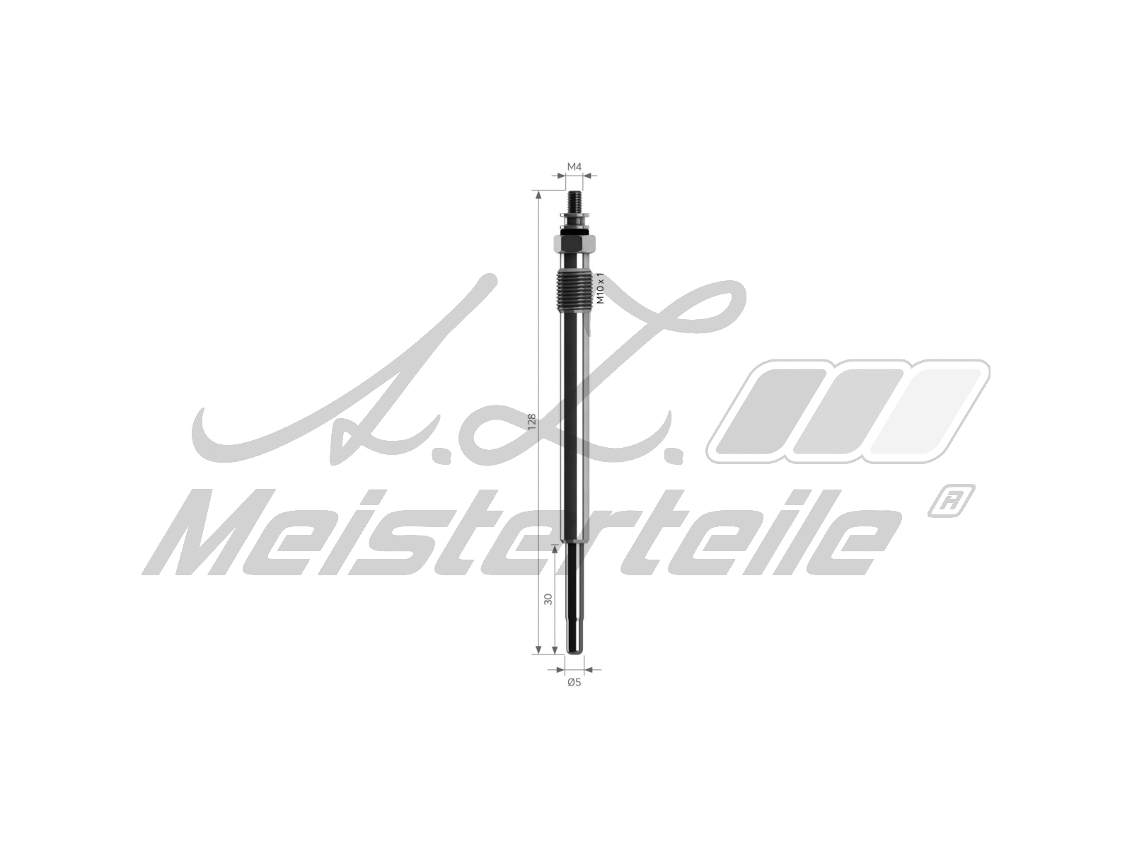 Bougie de préchauffage A.Z. Meisterteile AZMT-49-040-1076