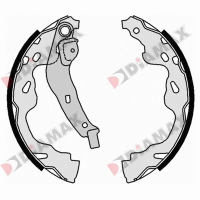 Jeu de mâchoires de frein DIAMAX N01091