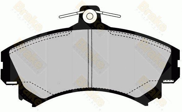 Kit de plaquettes de frein, frein à disque Brake ENGINEERING PA1609