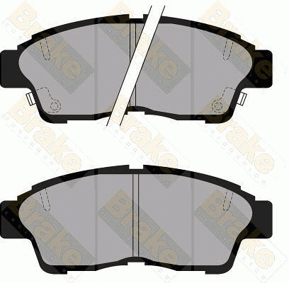 Kit de plaquettes de frein, frein à disque Brake ENGINEERING PA854