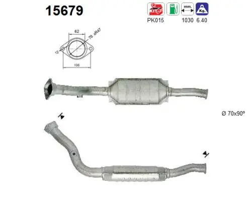 Catalyseur AS 15679