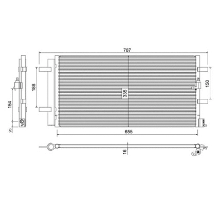 Condenseur, climatisation PowerMax 7110802