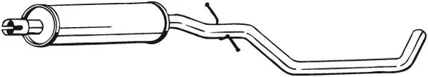 Silencieux central BOSAL 281-903
