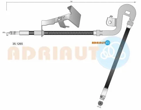 Flexible de frein ADRIAUTO 35.1265
