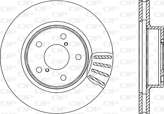 Disque de frein OPEN PARTS BDR1491.20