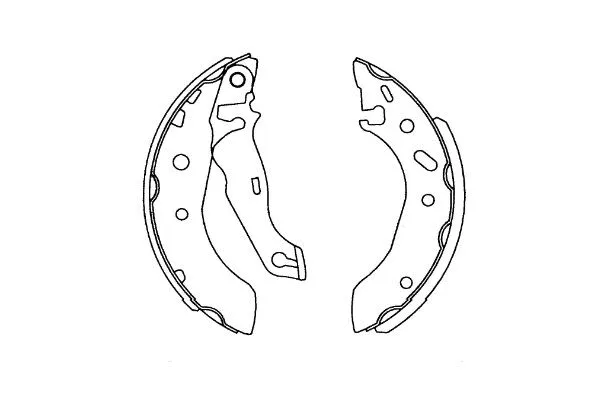 Jeu de mâchoires de frein KAVO PARTS KBS-5407