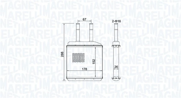 Système de chauffage MAGNETI MARELLI 350218420000