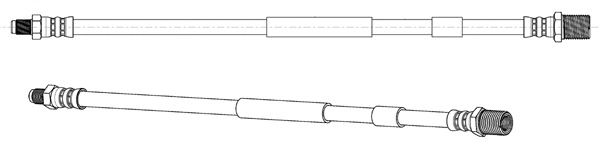 Flexible de frein CEF 512843
