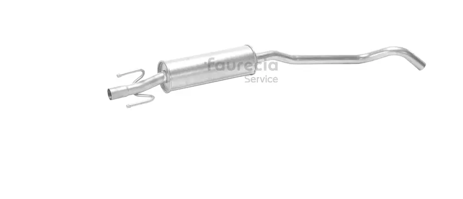 Silencieux central Faurecia FS40022