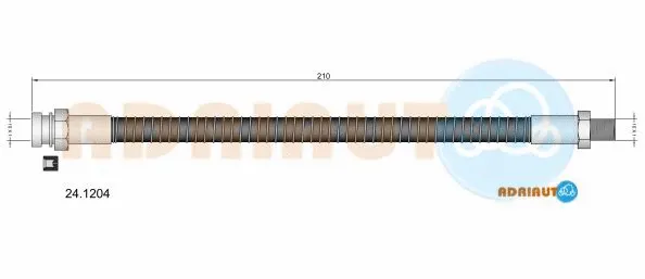 Flexible de frein ADRIAUTO 24.1204