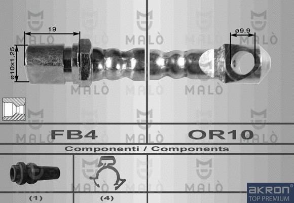 Flexible de frein AKRON-MALÒ 8303