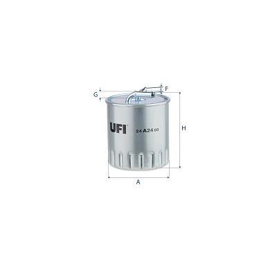 Filtre à carburant UFI 24.A24.00