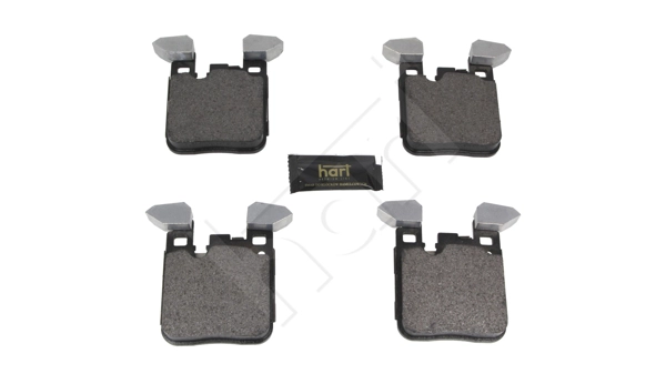 Kit de plaquettes de frein, frein à disque HART 261 767