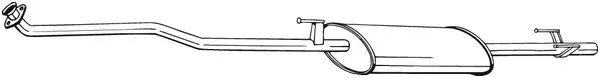 Silencieux avant BOSAL 294-217