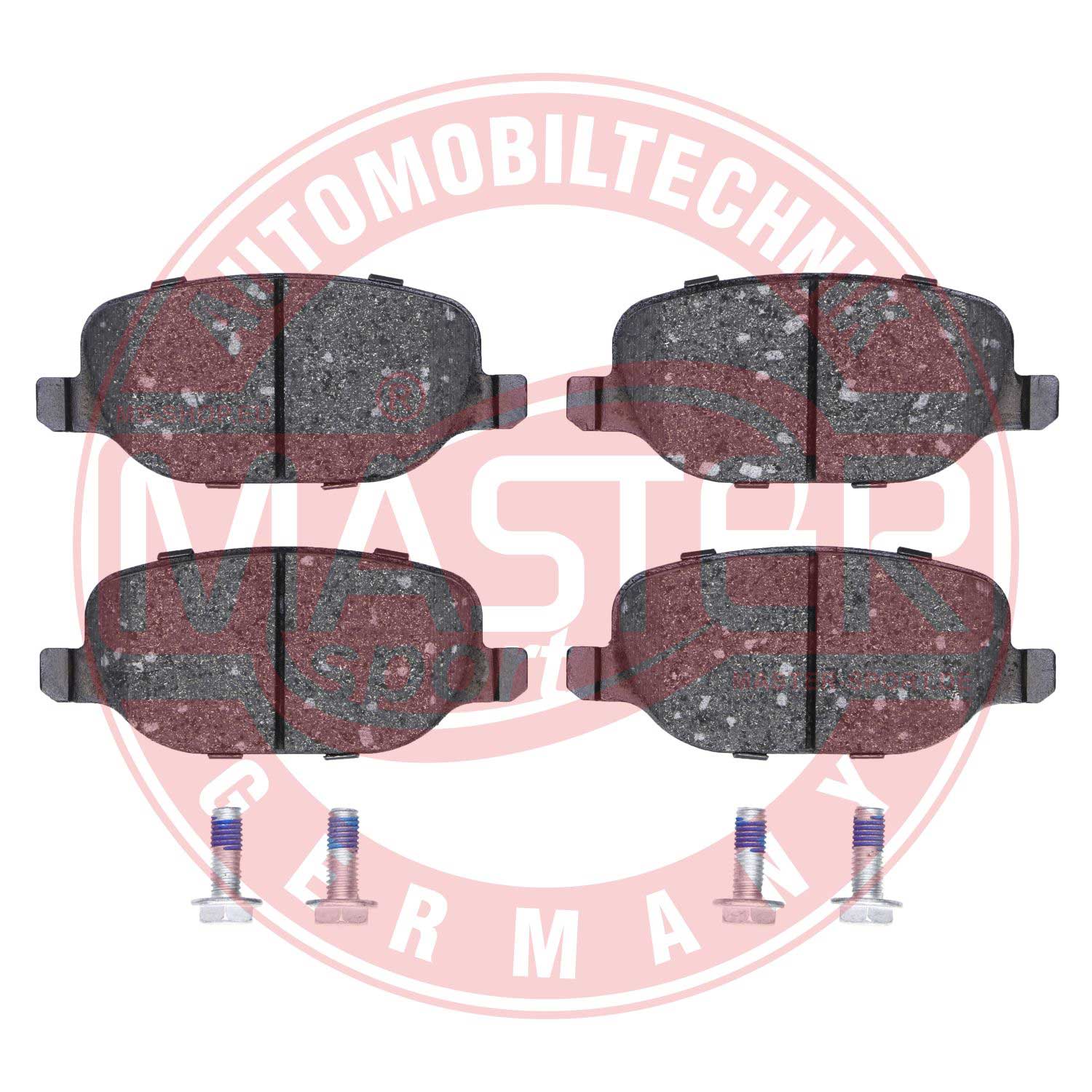 Kit de plaquettes de frein, frein à disque MASTER-SPORT GERMANY 13046027072N-SET-MS