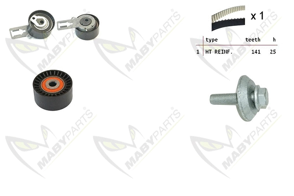 Kit de courroie crantée MABYPARTS OBK010041