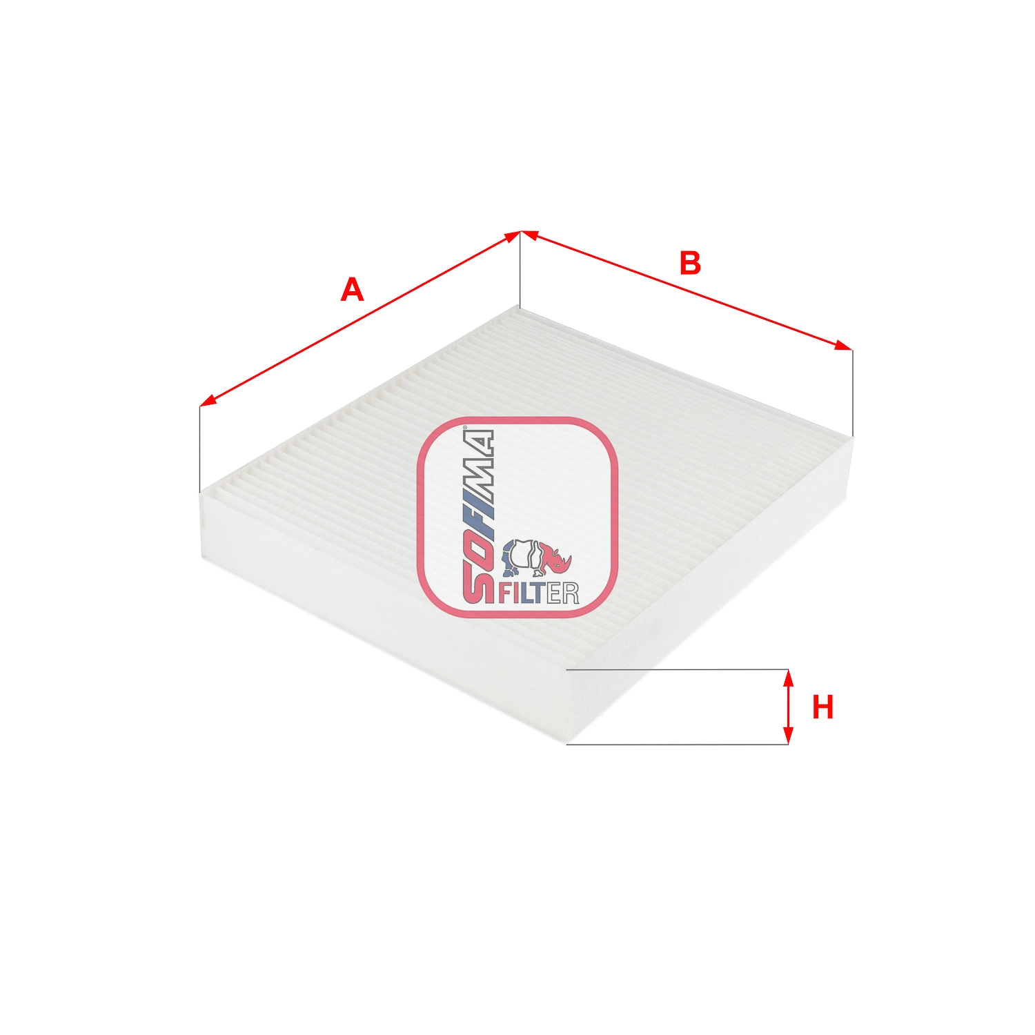 Filtre, air de l'habitacle SOFIMA S 3254 C