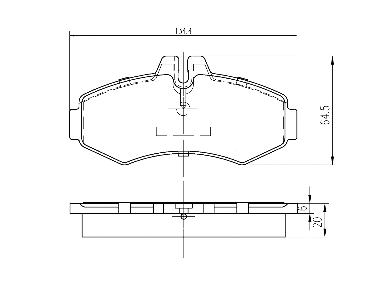 Kit de plaquettes de frein, frein à disque A.Z. Meisterteile AZMT-44-022-1441