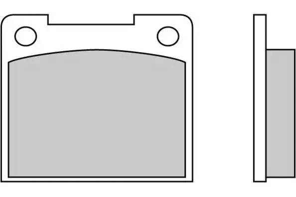 Kit de plaquettes de frein, frein à disque E.T.F. 12-0019