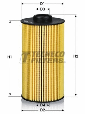 Filtre à huile TECNECO FILTERS OL0209E