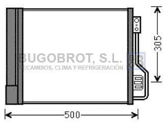 Condenseur, climatisation BUGOBROT 62-MC5013