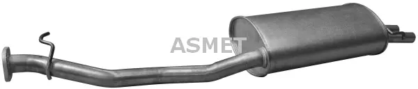 Silencieux arrière ASMET 13.015