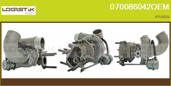 Turbocompresseur, suralimentation LGK 070086042OEM