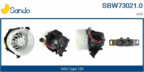 Pulseur d'air habitacle SANDO SBW73021.0