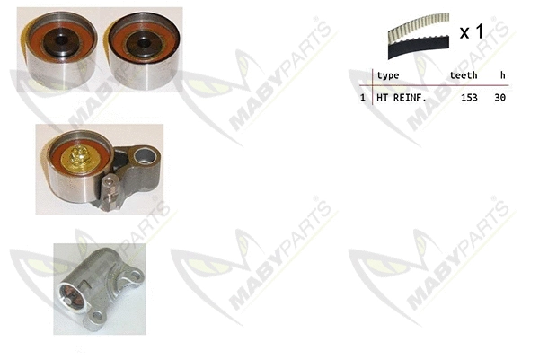 Kit de courroie crantée MABYPARTS OBK010340