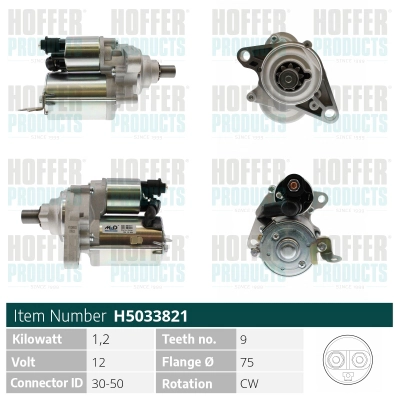 Démarreur HOFFER H5033821