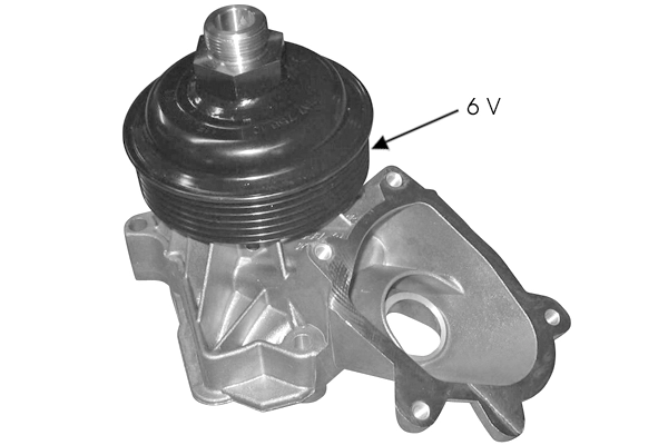 Pompe à eau, refroidissement du moteur TECDRIVE TPAE0139
