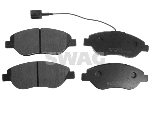 Kit de plaquettes de frein, frein à disque SWAG 70 11 6012