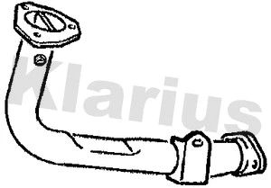 Tuyau d'échappement KLARIUS 301528