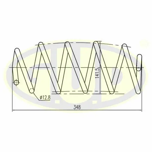 Ressort de suspension G.U.D. GCS095084