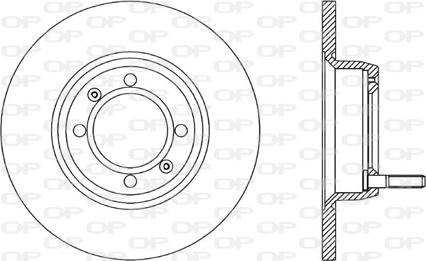 Disque de frein OPEN PARTS BDR1011.10
