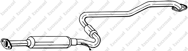 Silencieux central KLOKKERHOLM 286-133