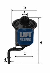 Filtre à carburant UFI 31.914.00